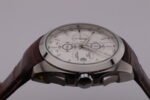 New Tissot 1853 Couturier Tachymeter Chronograph Quartz Men's Wrist Watch White Dial Brown Strap - Image 6