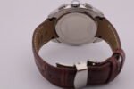 New Tissot 1853 Couturier Tachymeter Chronograph Quartz Men's Wrist Watch White Dial Brown Strap - Image 9