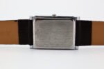 Refurbished Vintage Seiko Slim Tank Men's Wrist Watch Blue Dial With Dark Brown Strap - Image 9