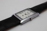 Refurbished Vintage Seiko Slim Tank Men's Wrist Watch White Dial With Black Strap - Image 6