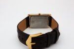 Refurbished Vintage Seiko Slim Tank Men's Wrist Watch Blue Dial With Dark Brown Strap - Image 9