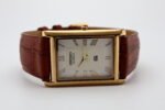 Refurbished Vintage Seiko Slim Tank Men's Wrist Watch White Dial With Light Brown Strap - Image 5