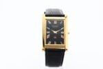 Refurbished Vintage Seiko Slim Tank Men's Wrist Watch Black Dial With Black Strap - Image 4