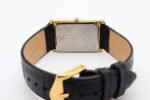Refurbished Vintage Seiko Slim Tank Men's Wrist Watch Green Dial With Black Strap - Image 9