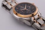 New Tissot 1853 Couturier Tachymeter Chronograph Quartz Men's Wrist Watch Black Dial Silver-Rose Gold Chain - Image 6