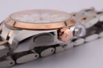 New Tissot 1853 Couturier Tachymeter Chronograph Quartz Men's Wrist Watch White Dial Silver-Rose Gold Chain - Image 9