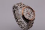 New Tissot 1853 Couturier Tachymeter Chronograph Quartz Men's Wrist Watch White Dial Silver-Rose Gold Chain - Image 2