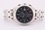 New Tissot 1853 Couturier Tachymeter Chronograph Quartz Men's Wrist Watch Black Dial Silver Chain - Image 9
