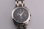 New Tissot 1853 Couturier Tachymeter Chronograph Quartz Men's Wrist Watch Black Dial Silver Chain - Image 7