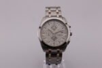 New Tissot 1853 Couturier Tachymeter Chronograph Quartz Men's Wrist Watch White Dial Silver Chain - Image 4