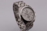 New Tissot 1853 Couturier Tachymeter Chronograph Quartz Men's Wrist Watch White Dial Silver Chain - Image 2