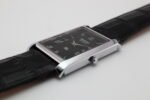 Refurbished Vintage Seiko Slim Tank Men's Wrist Watch Black Dial With Black Strap - Image 6