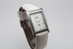 Refurbished Vintage Seiko Slim Tank Men's Wrist Watch White Dial With White Strap - Image 2