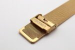 Refurbished Vintage Seiko Slim Tank Men's Wrist Watch White Dial With Gold Mesh Band - Image 8