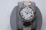 Cartier Ballon Bleu Stainless Steel Watch WHITE DIAL , SILVER CASE , SILVER & GOLD CHAIN (MOD) - Image 2