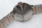 Cartier Ballon Bleu Stainless Steel Watch WHITE DIAL , SILVER CASE , SILVER & GOLD CHAIN (MOD) - Image 8
