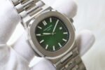 PATEL PHILIPPE NAUTILUS OLIVE  STAINLESS STEEL - GREEN DIAL (MOD) - Image 3