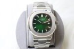 PATEL PHILIPPE NAUTILUS OLIVE  STAINLESS STEEL - GREEN DIAL (MOD) - Image 5