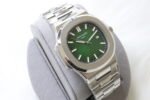PATEL PHILIPPE NAUTILUS OLIVE  STAINLESS STEEL - GREEN DIAL (MOD)