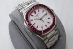 PATEK PHILIPPE NAUTILUS WHITE DIAL PINK DIAMOND (MOD)