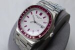 PATEK PHILIPPE NAUTILUS WHITE DIAL PINK DIAMOND (MOD) - Image 5