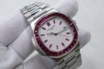 PATEK PHILIPPE NAUTILUS WHITE DIAL PINK DIAMOND (MOD) - Image 2