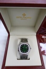 PATEL PHILIPPE NAUTILUS OLIVE  STAINLESS STEEL - GREEN DIAL (MOD) - Image 11