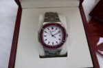 PATEK PHILIPPE NAUTILUS WHITE DIAL PINK DIAMOND (MOD) - Image 8