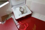 Cartier Ballon Bleu Stainless Steel Watch WHITE DIAL , SILVER CASE , SILVER & GOLD CHAIN (MOD) - Image 12