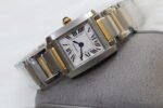 CARTIER TANK FRANCAISE WATCH 18K YELLOW GOLD AND STEEL (MOD) - Image 2
