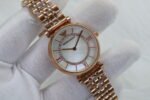 ARMANI AR1907 GOLD TONE WITH WHITE DIAL STONE (MOD)