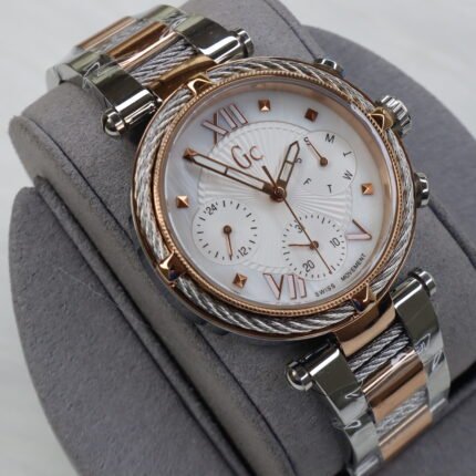 GC Y16002LMF SPORT CHIC QUARTZ SILVER AND ROSE GOLD (MOD)