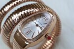 BULGARI SERPENTI TUBOGAS 103905 ROSE WHITE DIAL (MOD) - Image 2