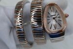 BULGARI SERPENTI TUBOGAS 103249 TWO TONE SILVER ROSE (MOD) - Image 5